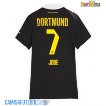Camisa de time de futebol Borussia Dortmund Jobe Bellingham #7 Replicas 2º Equipamento Feminina 2026-27 Manga Curta